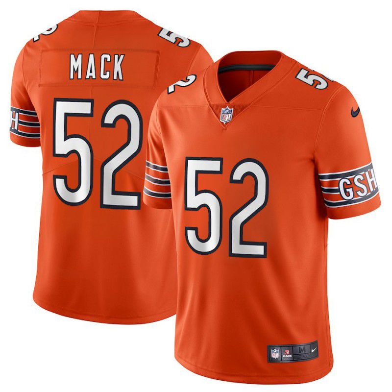 Youth Chicago Bears #52 Mack Orange Nike Vapor Untouchable Player NFL Jerseys